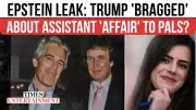Trump, Westerhout Deny Wolff's Explosive Epstein Email Claims | WATCH