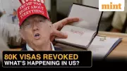 Trump's Return Sparks Mass US Visa Revocations: 80,000 Visas Cancelled Mid-Stay