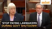 US Senate Clashes Over Lawmaker Pay During Shutdown | Kennedy's Bill