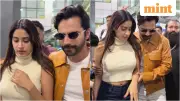 Varun Dhawan Shields Janhvi Kapoor From Crowd at Udaipur Airport