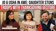 VP J.D. Vance's Daughter Mirabel, 3, Steals Hearts at Fort Campbell Thanksgiving