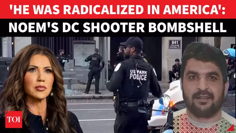 DC Shooting Suspect Radicalised in US, Claims Kristi Noem