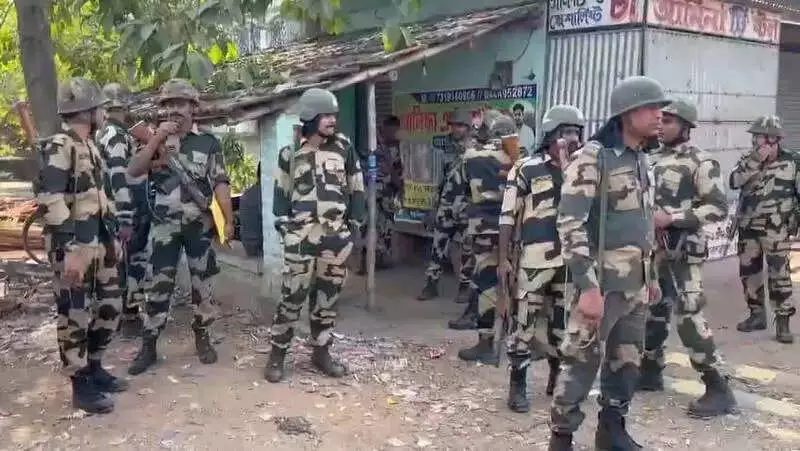 Massive Security in Murshidabad Ahead of Suspended TMC MLA's 'Babri Masjid' Event