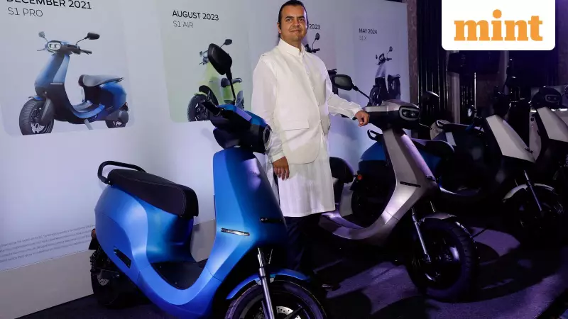 Ola Electric Stock Plunges 51% From Peak, Hits Record Low at ₹34.81