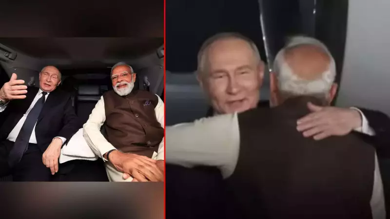 PM Modi Embraces Putin at Delhi Airport, Shares Car in Major Diplomatic Gesture