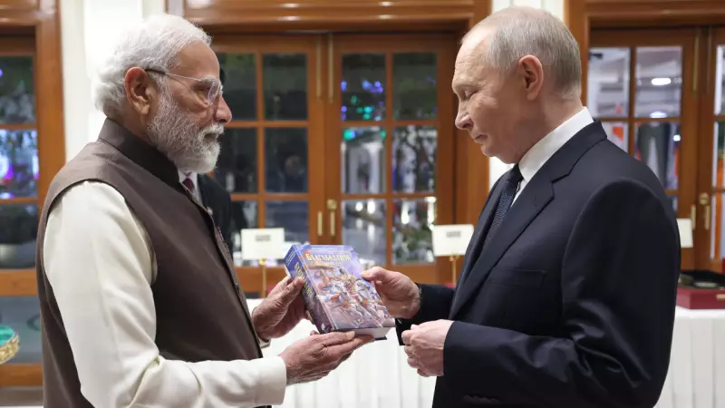 PM Modi Presents Russian Bhagavad Gita to Putin, Hosts Private Dinner in Delhi