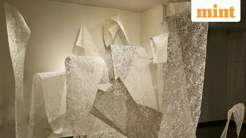 Ravikumar Kashi's Paper Art: Transforming Pulp into Memory Vessels