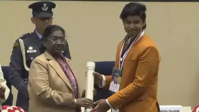 14-Year-Old Vaibhav Sooryavanshi Receives Pradhan Mantri Rashtriya Bal Puraskar