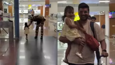 CISF Officer's Heartwarming Gesture at Airport: Security with a Smile