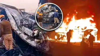 Karnataka Bus Tragedy: Over 20 Killed in Fiery NH-48 Crash Near Chitradurga