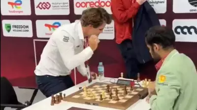 Magnus Carlsen's Angry Outburst at World Blitz Championship After Loss to India's Arjun Erigaisi