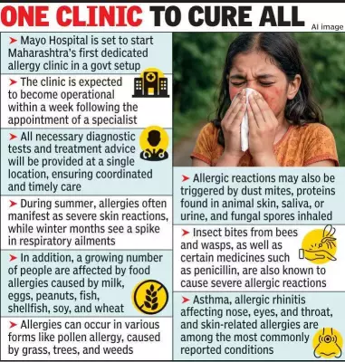 Maharashtra's First Govt-Run Allergy Clinic to Open in Nagpur's Mayo Hospital
