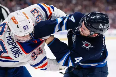 Oilers vs Jets: Nugent-Hopkins & Pionk's Shocking Fight Stuns NHL Fans