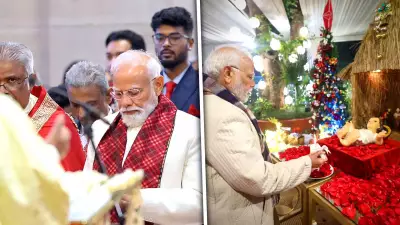 PM Modi Attends Christmas Service in Delhi, Stresses Unity & Harmony