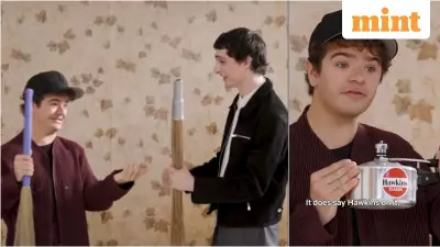 Stranger Things Stars Battle Vecna with Indian Chappals & Tiffins in Viral Netflix Promo