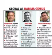 3 Kannadigas Lead Global AI Race: OpenAI, Anthropic, Apple Get Karnataka Talent