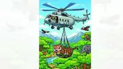 3-Year-Old Tigress Airlifted from MP's Pench to Rajasthan's Ramgarh Reserve