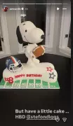 Cardi B's Snoopy Football Cake for Stefon Diggs Goes Viral