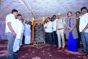 CM Siddaramaiah Lays Foundation for Malavalli Praja Soudha, Boosting Grassroots Governance