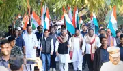 Dharmendra Pradhan Leads Tricolour March at Kudopali Ahead of Shaheed Diwas