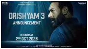 Drishyam 3 Confirmed: Ajay Devgn Announces Final Chapter for October 2, 2026