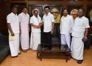 Ex-AIADMK MLA Chinnasamy Joins DMK, Meets CM Stalin in Chennai