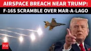 F-16 Jets Scrambled Again: Civilian Plane Breaches Trump's Mar-a-Lago No-Fly Zone