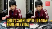 Farah Khan's Heartwarming Reply to Viral Video of Boy's Honest Invitation
