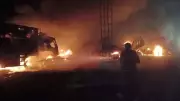 Gas Tanker Explosion on Gujarat Highway Burns 6 Vehicles, Causes Major Jam