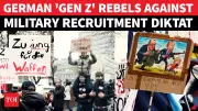 German Youth Protest: Thousands Skip School, Storm Streets Against Military Service Plan