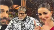 Kartik Aaryan, Ananya Panday's KBC Visit: Big B Fumbles Film Title