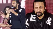 Kichcha Sudeep Defends Co-Star Roshini at 'Mark' Press Meet, Earns Praise
