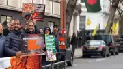 London Protest for Bangladesh Hindus Disrupted by Khalistani Elements
