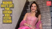 Madhuri Dixit's 'Shaam Gulabi' Lehenga Sets Perfect Wedding Season Style