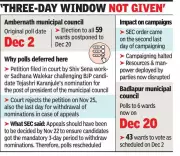 Maharashtra SEC Postpones Local Polls in 59 Wards Over Symbol Scam