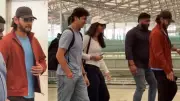 Mahesh Babu's Playful Airport Gesture Responds to Rajamouli's Passport Joke