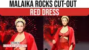 Malaika Arora's Red Hot Ramp Look Sparks Social Media Frenzy