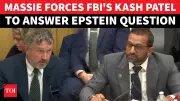 Massie Grills FBI's Kash Patel on Epstein Intel: 'Did You Review CIA Files?'