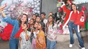 Mimi Chakraborty Brings Christmas Joy to Underprivileged Kids in Kolkata