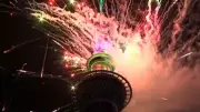 New Zealand Welcomes 2026 with Dazzling Auckland Sky Tower Fireworks