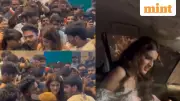 Nidhhi Agerwal Mobbed at Hyderabad's The Raja Saab Event, Netizens Outraged