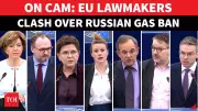 Putin Scoffs as EU Parliament Debates Russian Gas Ban; Italy, France, Finland Leaders Clash