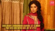 Sara Arjun's Pink Gharara from 'Gehra Hua' Sets Festive Fashion Trend