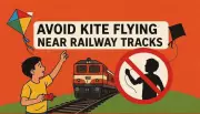SCR Vijayawada Issues Urgent Warning: Kite Flying Near Tracks Can Be Fatal