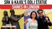 Shah Rukh Khan & Kajol Unveil DDLJ Bronze Statue in London's Leicester Square