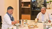 Siddaramaiah & DK Shivakumar's 'Naati Koli' Breakfast: A Display of Karnataka Unity