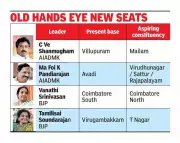 Tamil Nadu Leaders Eye New Seats for 2026: AIADMK, BJP See Constituency Shifts
