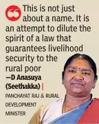 Telangana Launches Statewide Drive to Protect MGNREGS, Accuses Centre of Diluting Act