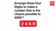 Viral Math Puzzle: Can You Arrange 2,4,6,9 to Get Closest to 5000?