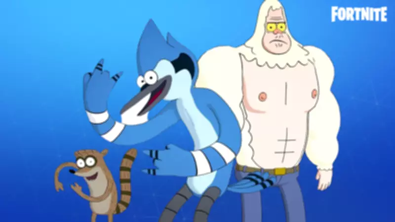 Fortnite x Regular Show Crossover Now Live: Mordecai, Skips Join Battle Royale